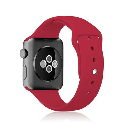 Liquid Silicone *Strap Band* For Apple Watch (38mm/40mm) & (42mm/44mm)