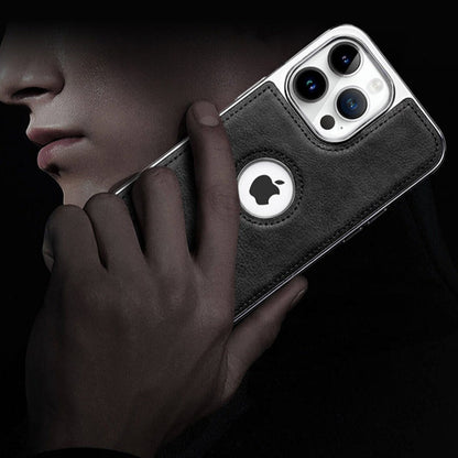 Exclusive Leather Bracket Holder iPhone Case