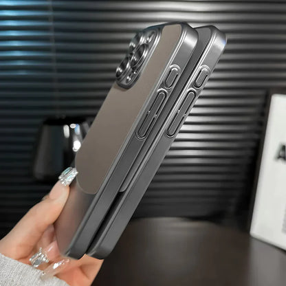 Premium Titanium Dual Tone Case- iPhone