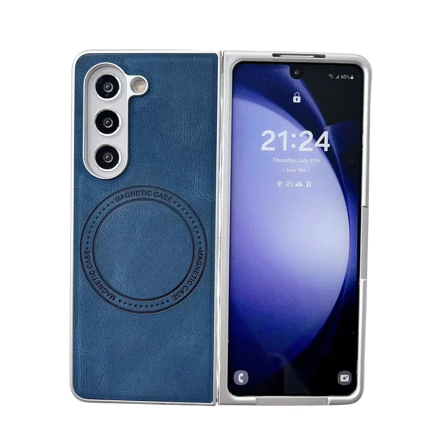 Leather Magnetic Case For Galaxy Z Fold Series