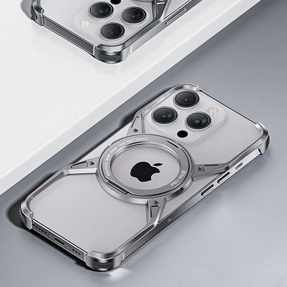 X Metal Rotating Minimal Magnetic Phone Case