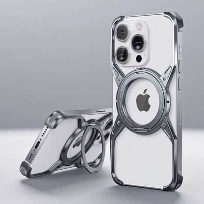 X Metal Rotating Minimal Magnetic Phone Case