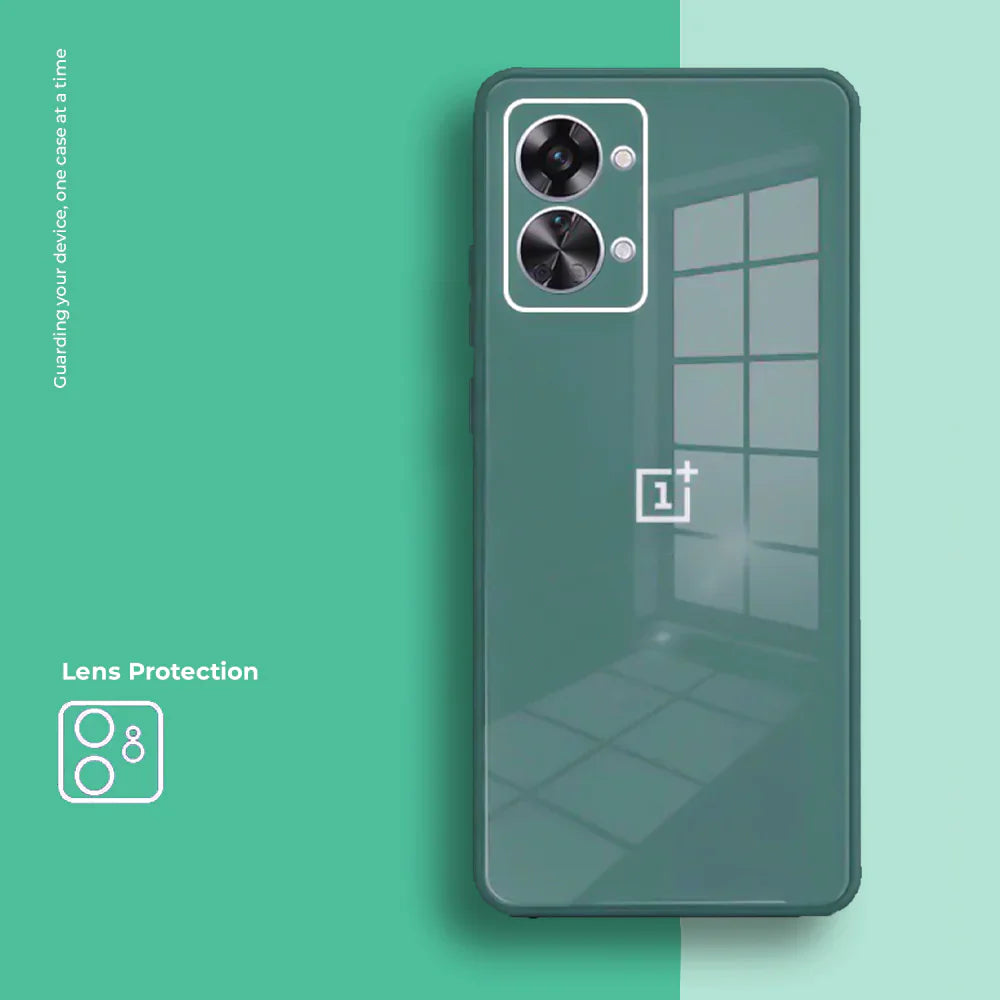 OnePlus Nord 2T Silicon Glass Camera Protection Frosted Case