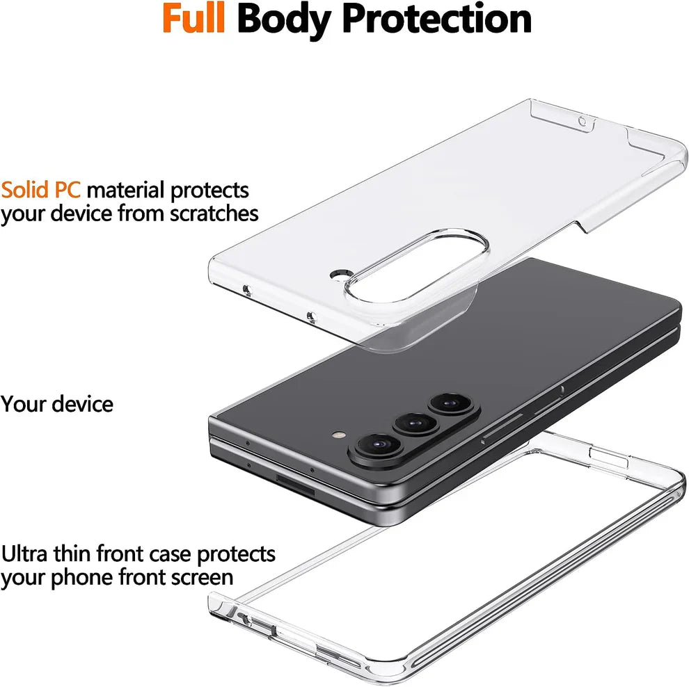 Samsung Galaxy Z Fold 6 Case Clear Transparent Cover