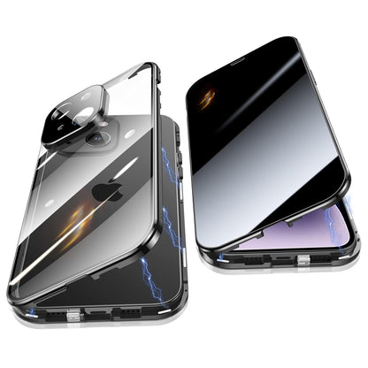 Exclusive Privacy iPhone Magnetic Glass Phone Case With 360° Protection  (Buy 1 Get 1)