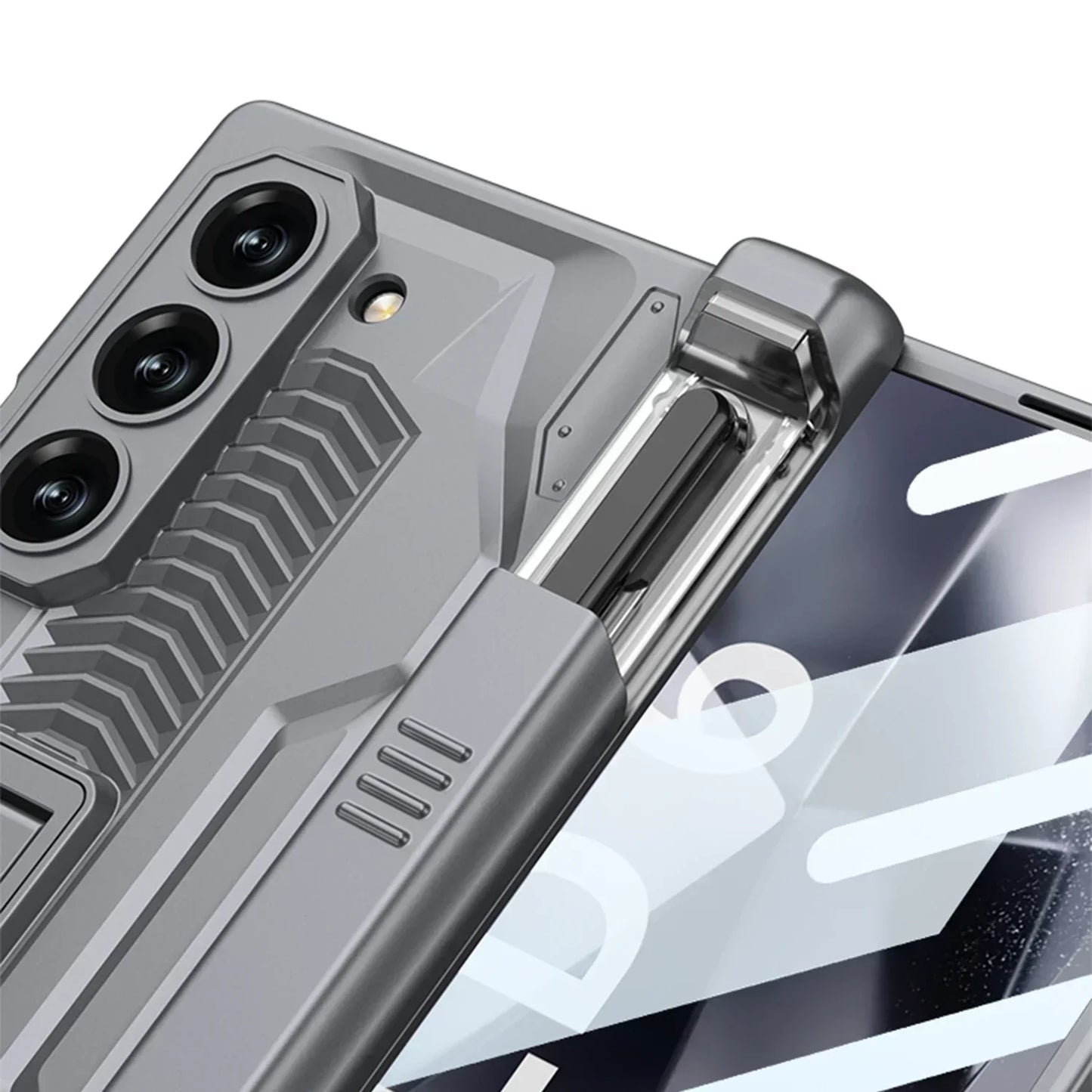 Armor case With Hinge Protection And Pen Slot For Galaxy Z Fold 6