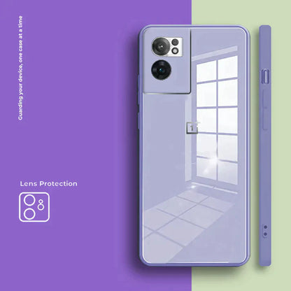 OnePlus Nord CE 2 Silicon Glass Camera Protection Frosted Case