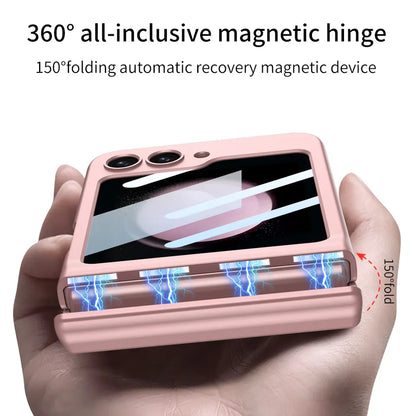 Magnetic Folding All-Inclusive Shell Case For Galaxy Z Flip 6