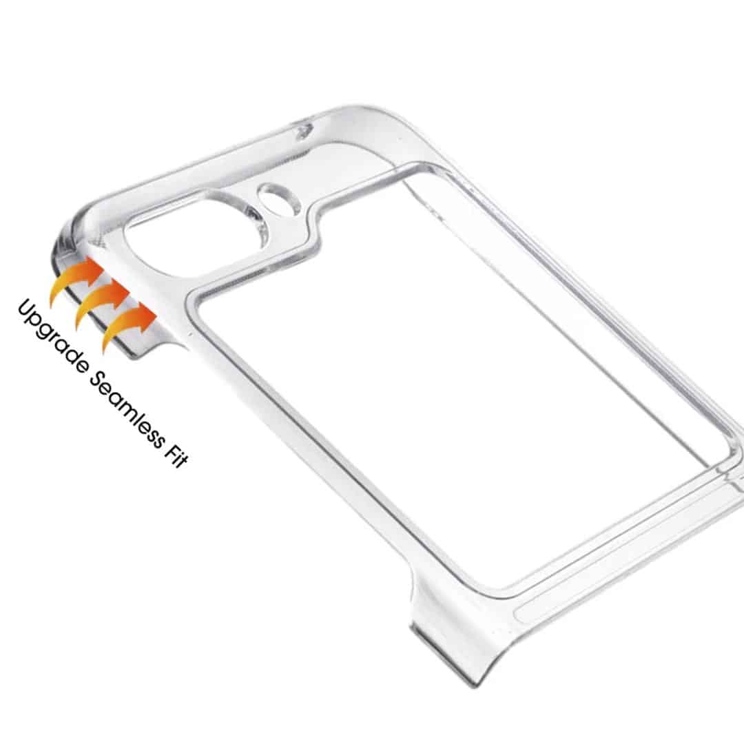 Thin Translucent Hard PC with Non-Slip Grip Protective Phone Cover for Z Flip5