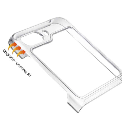 Thin Translucent Hard PC with Non-Slip Grip Protective Phone Cover for Z Flip5