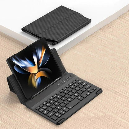 Wireless Keyboard Leather Magnetic Flip Case For Fold Series