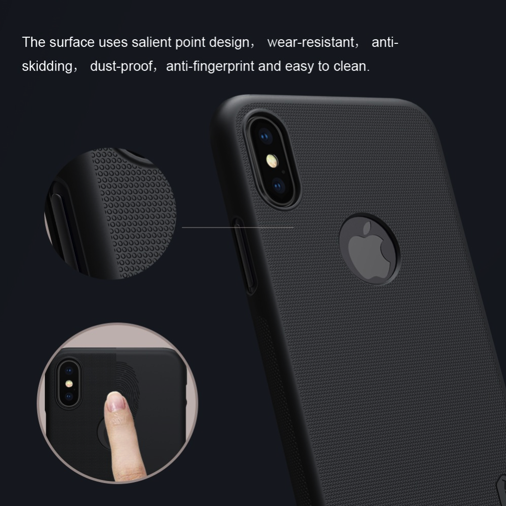 Nillkin Super Forested Shield Matte Back Case For iPhone X/XS (With Logo Cutout)