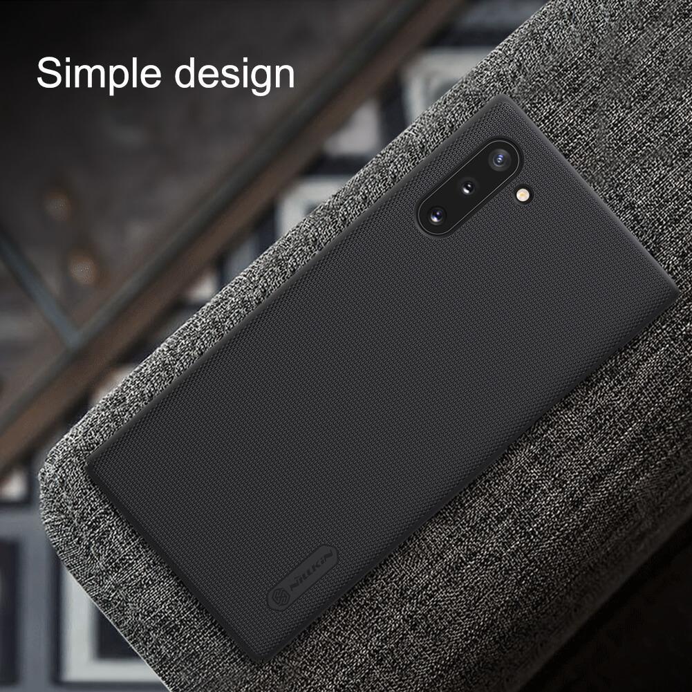 Nillkin Super Frosted Shield Matte Back Case For Samsung Galaxy Note 10(Black)