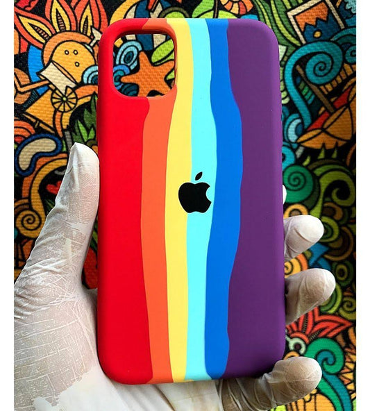 Rainbow Soft Silicon Case For iPhone 11 Pro Max