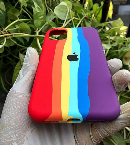 Rainbow Soft Silicon Case For iPhone 11 Pro