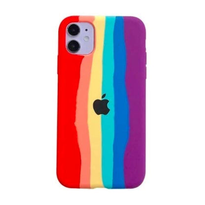 Rainbow Soft Silicon Case For iPhone 11