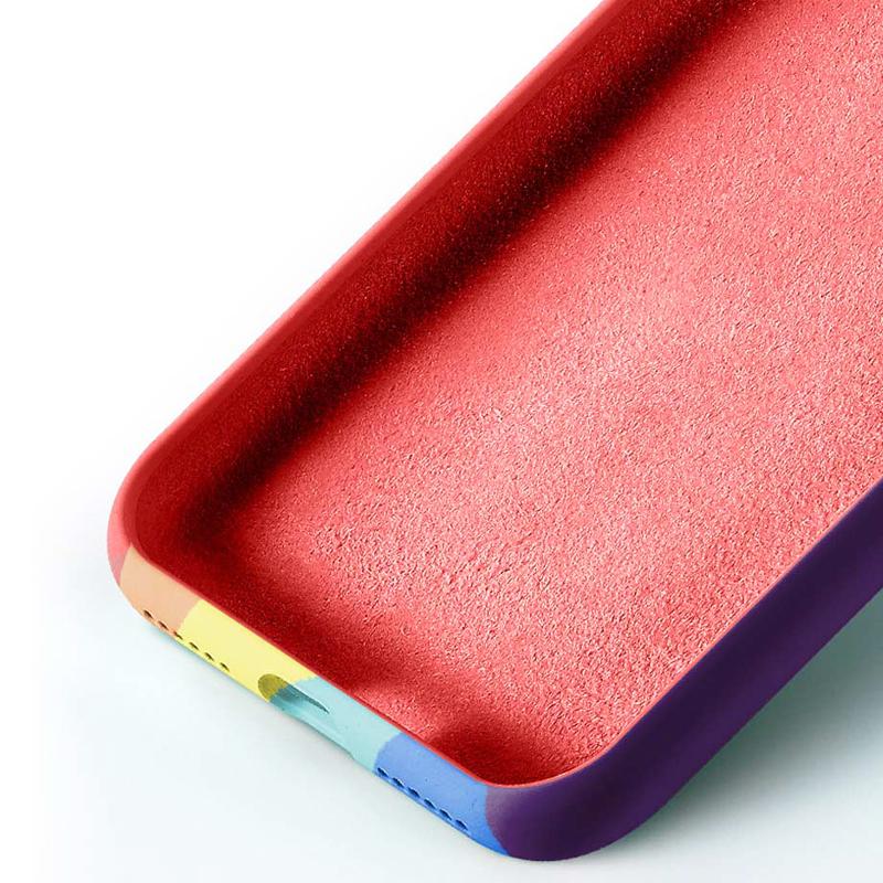 Rainbow Soft Silicone Case for iPhone 12 All Series