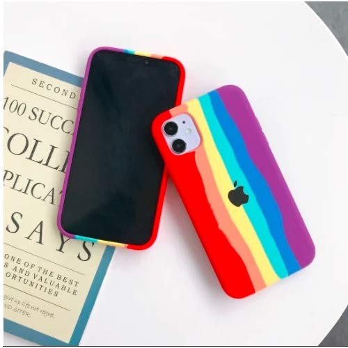 Rainbow Soft Silicon Case For iPhone 11