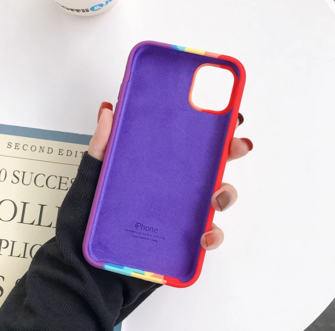 Rainbow Soft Silicone Case for iPhone 12 All Series