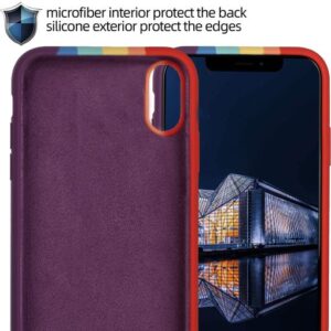 Rainbow Soft Silicon Case For iPhone X/XS