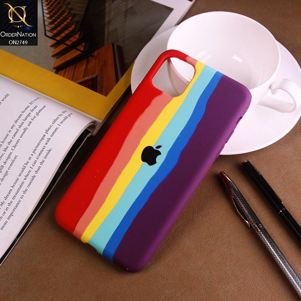 Rainbow Soft Silicone Case for iPhone 12 All Series