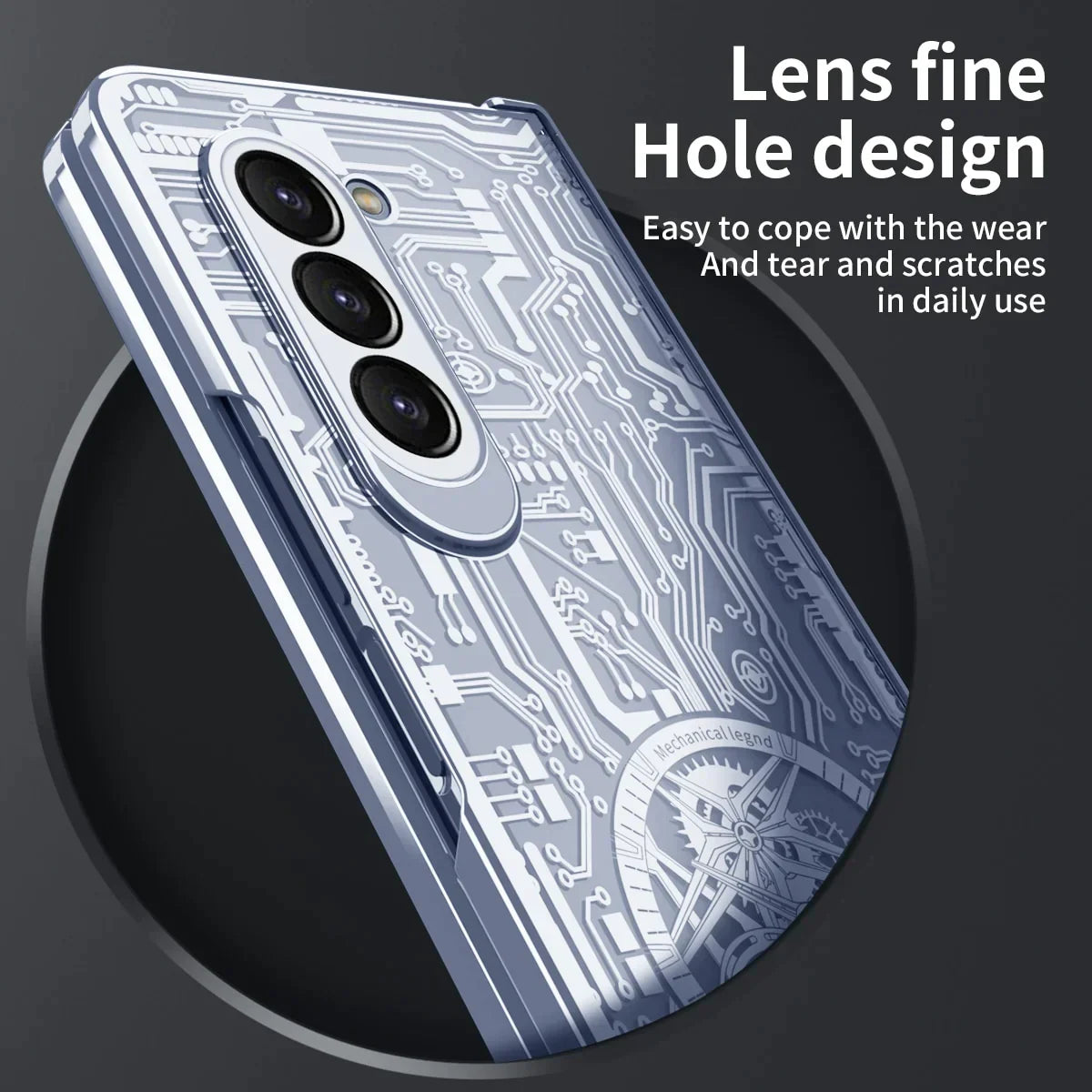 Mechanical Design MagSafe RANSPARENT SHOCKPROOF COVER FOR SAMSUNG GALAXY Z FOLD 5