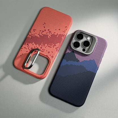 Mountain Texture Kickstand Cover- iPhone