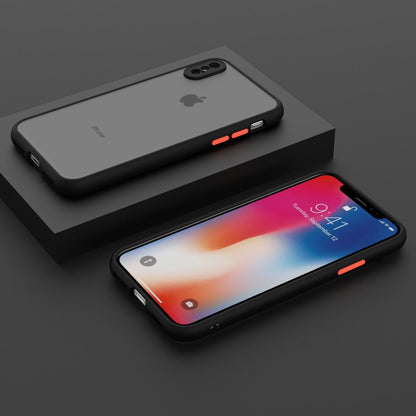 Smoke Silicon Matte Camera Close Case For iPhone X/ XS