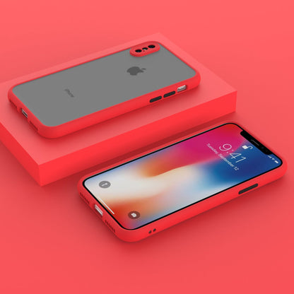 Smoke Silicon Matte Camera Close Case For iPhone X/ XS