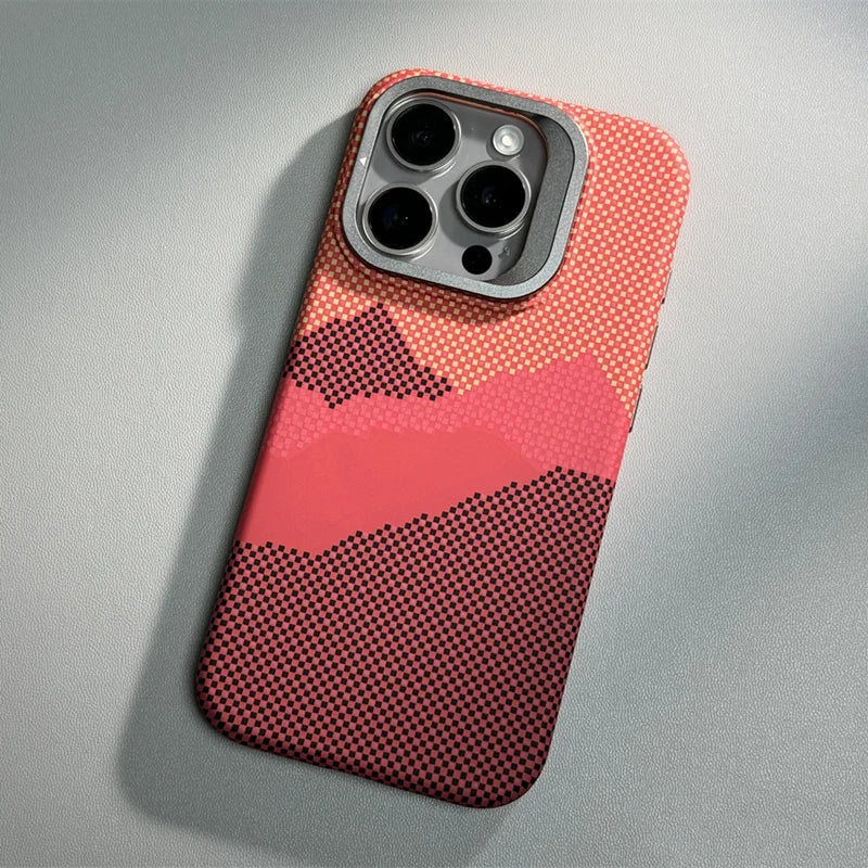 Mountain Texture Kickstand Cover- iPhone