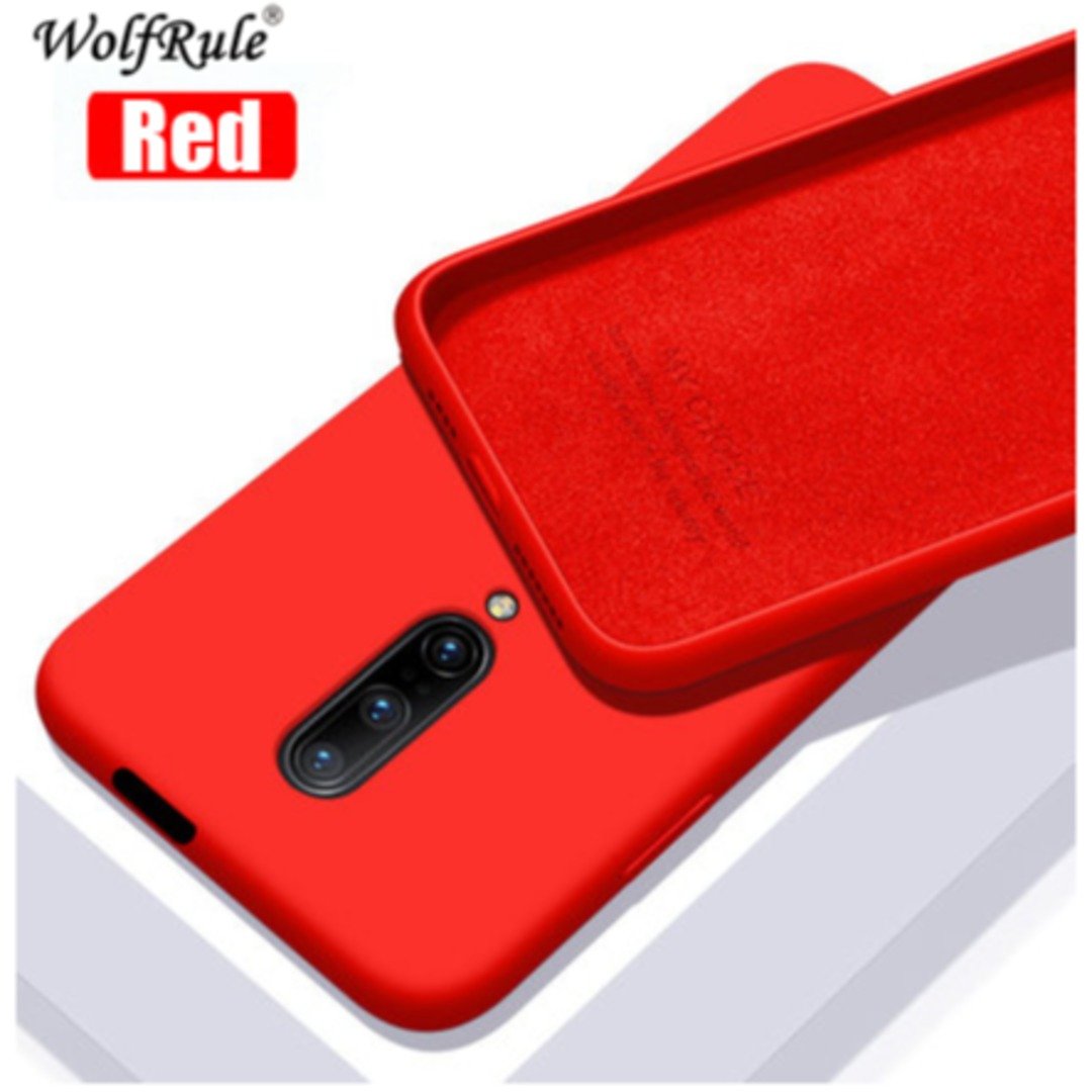 Liquid Soft Silicon Case For One Plus 8 (With Logo)