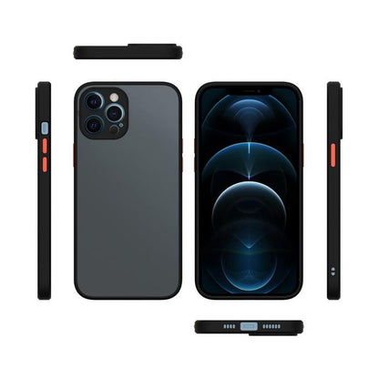 Smoke Silicon Matte Camera Closed Case For iPhone 12 Pro