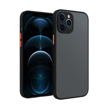 Smoke Silicon Matte Camera Closed Case For iPhone 12 Pro