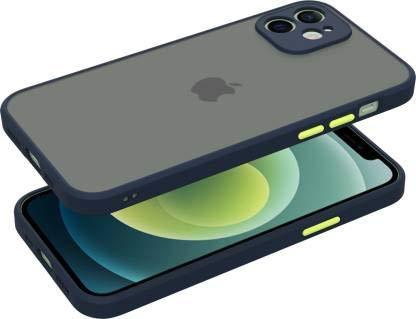 Smoke Silicon Matte Camera Closed Case For iPhone 12