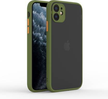 Smoke Silicon Matte Camera Closed Case For iPhone 12