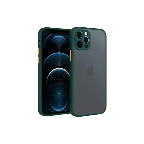 Smoke Silicon Matte Camera Closed Case For iPhone 12 Pro Max