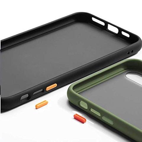 Smoke Silicon Matte Camera Closed Case For iPhone 12