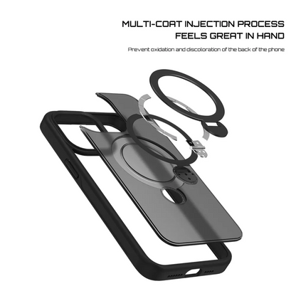 Metal Bracket Magnetic Kickstand Case- iPhone 16 Series