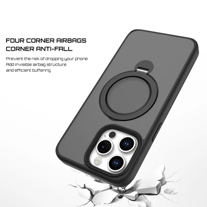 Metal Bracket Magnetic Kickstand Case- iPhone 16 Series