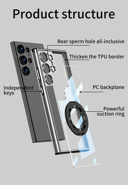 Phanthom Transparent Space Shell Case For Galaxy S23 Ultra