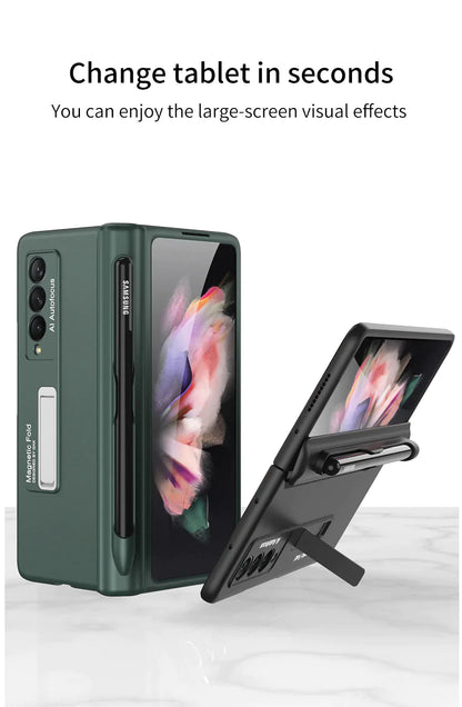 MAGNETIC FRAME KICK STAND ALL-INCLUDED CASE WITH S PEN SLOT Z FOLD 4