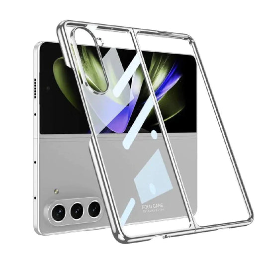 Samsung Galaxy Z Fold 5 Series Chrome Ultra-Thin Protective Case-Silver