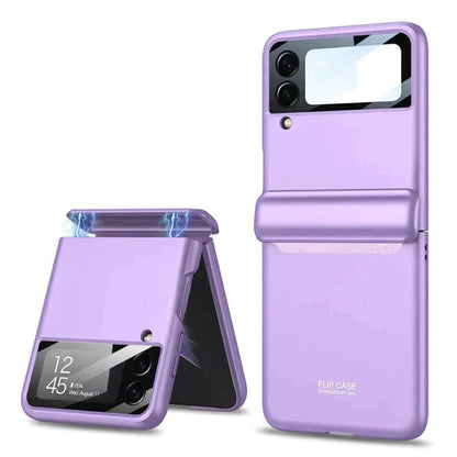 Magnetic Folding Hing Shell Case for Galaxy Z Flip Series