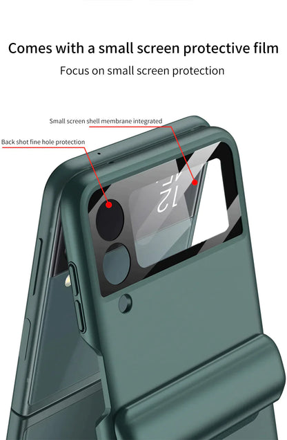 Magnetic Folding Hing Shell Case for Galaxy Z Flip Series