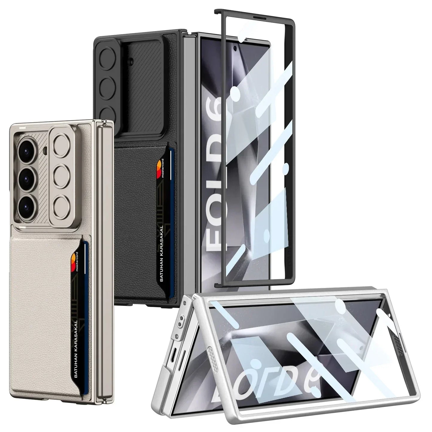 Camera Shutter Wallet Case For Galaxy Z Fold 6