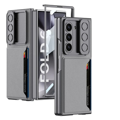 Camera Shutter Wallet Case For Galaxy Z Fold 6