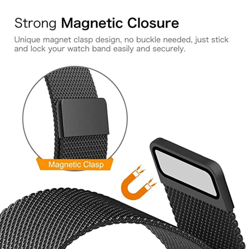 Milanese Loop Strap/Band for Apple Watch Series 7, 6, 5, 4, 3, 2 & 1