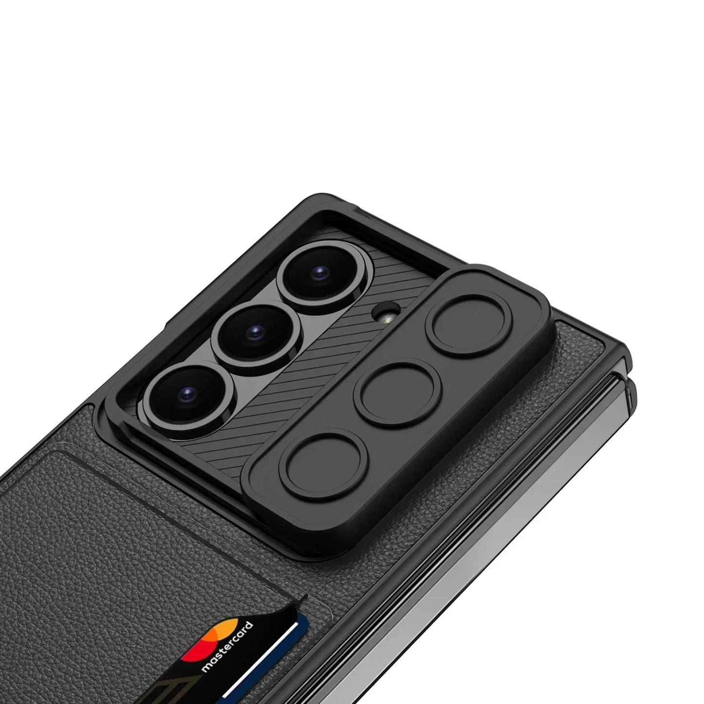 Camera Shutter Wallet Case For Galaxy Z Fold 6