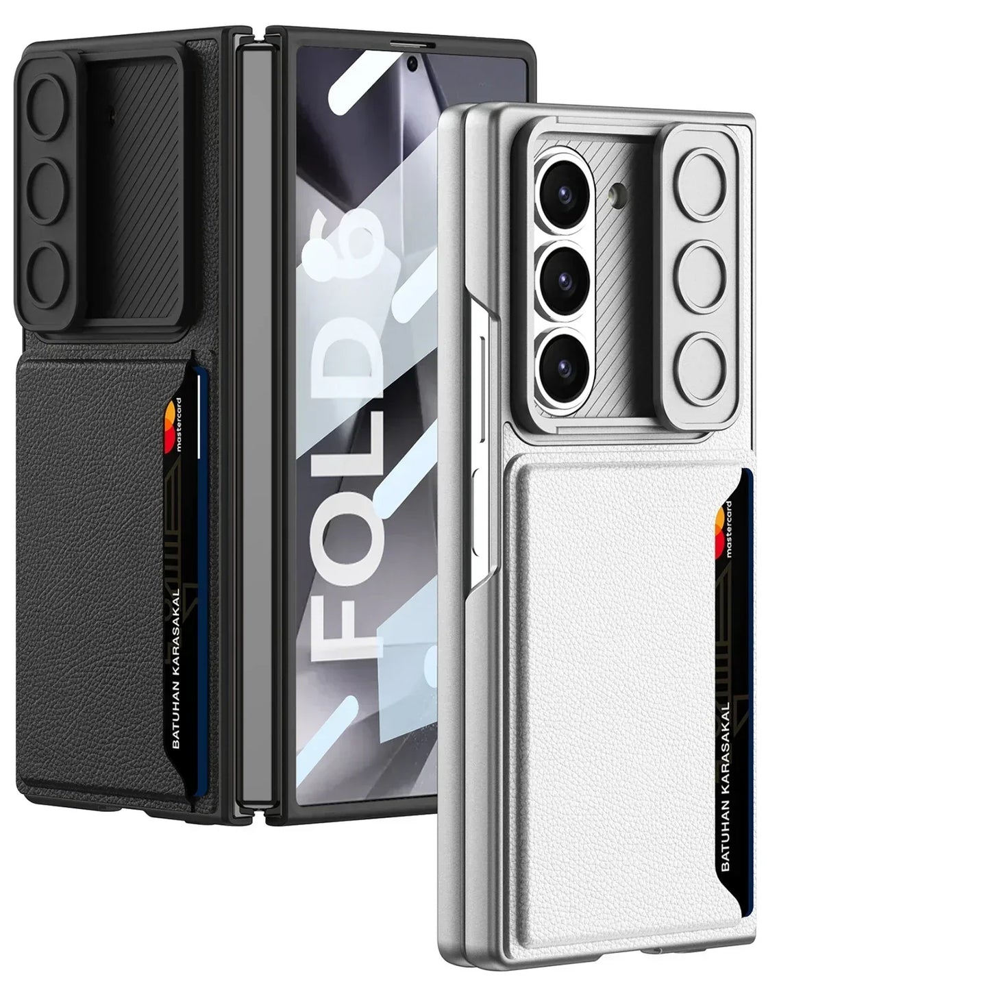 Camera Shutter Wallet Case For Galaxy Z Fold 6