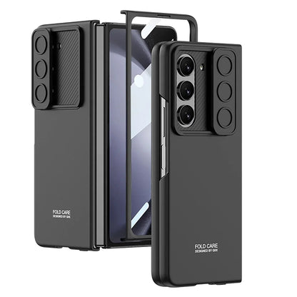 Slim Shockproof Case With Slide Camera Protector For Galaxy Z Fold 5